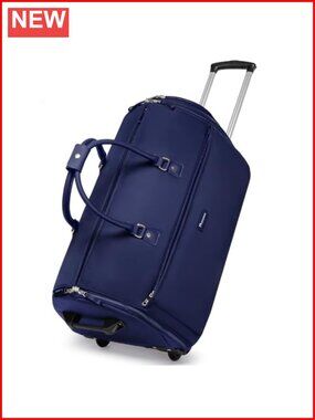 Rolling Garment Duffle Bag with Wheels, Suit Luggage, Travel Bag, 25in,